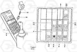 62151 Switch panel. EC230B ?KERMAN ?KERMAN EC230B, Volvo Construction Equipment