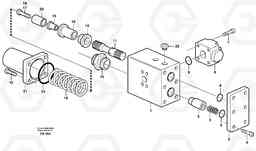 106459 Hose rupture valve, dipper arm,mtrl.handl.eq EC230B ?KERMAN ?KERMAN EC230B, Volvo Construction Equipment