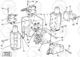 4546 Slew valve assembly Valves EW230B ?KERMAN ?KERMAN EW230B, Volvo Construction Equipment