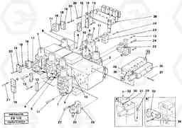 4542 Main valve block, valves EW230B ?KERMAN ?KERMAN EW230B, Volvo Construction Equipment