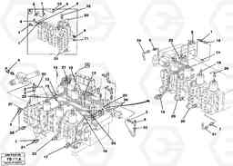 100599 Main valve assembly, tubes connections EW230B ?KERMAN ?KERMAN EW230B, Volvo Construction Equipment