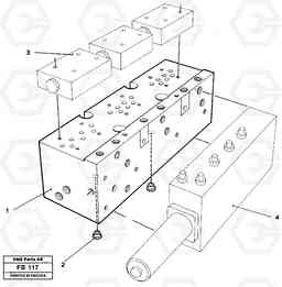 30900 Mounting plate EW230B ?KERMAN ?KERMAN EW230B, Volvo Construction Equipment