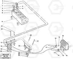 95347 Hydraulic system, boom EW230B ?KERMAN ?KERMAN EW230B, Volvo Construction Equipment