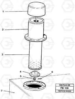 36471 Air filter retainer EW230B ?KERMAN ?KERMAN EW230B, Volvo Construction Equipment