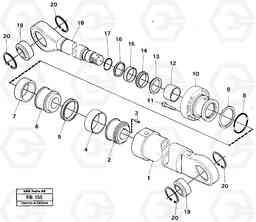 45113 Boom cylinder EW230B ?KERMAN ?KERMAN EW230B, Volvo Construction Equipment