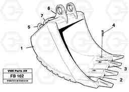 1569 Buckets, direct fitting with cast cutting edges EW230B ?KERMAN ?KERMAN EW230B, Volvo Construction Equipment