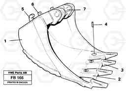 1570 Buckets for Quickfit withcast cutting edges EW230B ?KERMAN ?KERMAN EW230B, Volvo Construction Equipment