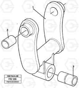35100 Grab link EW230B ?KERMAN ?KERMAN EW230B, Volvo Construction Equipment