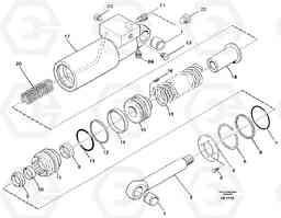 66239 Hydraulic cylinder EW230B ?KERMAN ?KERMAN EW230B, Volvo Construction Equipment