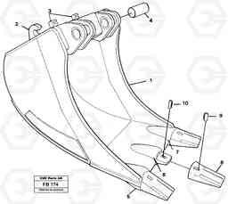 28612 Cable bucket EW230B ?KERMAN ?KERMAN EW230B, Volvo Construction Equipment