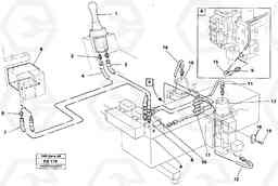 30770 Servo hydraulics, dipper arm EW230B ?KERMAN ?KERMAN EW230B, Volvo Construction Equipment