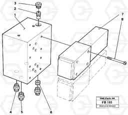 30496 Valve block hydraulic quick fit EW230B ?KERMAN ?KERMAN EW230B, Volvo Construction Equipment