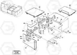 31745 Engine cover Centre EW230B ?KERMAN ?KERMAN EW230B, Volvo Construction Equipment