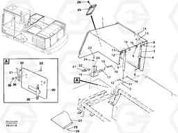 33696 Hatch Front EW230B ?KERMAN ?KERMAN EW230B, Volvo Construction Equipment