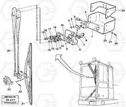 7695 Windscreen wiper, upper EW230B ?KERMAN ?KERMAN EW230B, Volvo Construction Equipment