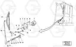 7696 Windscreen wiper, lower EW230B ?KERMAN ?KERMAN EW230B, Volvo Construction Equipment