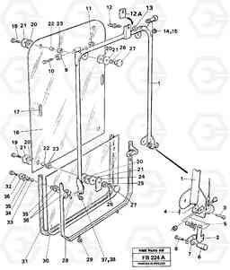 12080 Front window EW230B ?KERMAN ?KERMAN EW230B, Volvo Construction Equipment