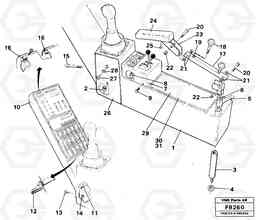 26671 Side panel, Rh EW230B ?KERMAN ?KERMAN EW230B, Volvo Construction Equipment