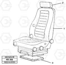 26680 Operator seat Viking EW230B ?KERMAN ?KERMAN EW230B, Volvo Construction Equipment