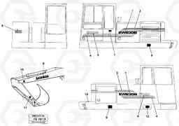35801 Sign plates and decals EW230B ?KERMAN ?KERMAN EW230B, Volvo Construction Equipment