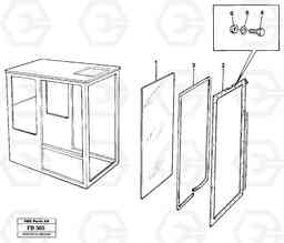 30236 Entire windscreen EW230B ?KERMAN ?KERMAN EW230B, Volvo Construction Equipment