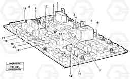 103109 Electrical distribution unit, relay EW230B ?KERMAN ?KERMAN EW230B, Volvo Construction Equipment