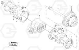 26653 Axle beam. Rear EW230B ?KERMAN ?KERMAN EW230B, Volvo Construction Equipment