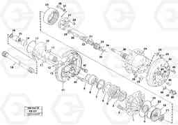 12061 Wheel hub. Rear EW230B ?KERMAN ?KERMAN EW230B, Volvo Construction Equipment