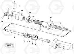 19809 Hydraulic cylinder EW230B ?KERMAN ?KERMAN EW230B, Volvo Construction Equipment