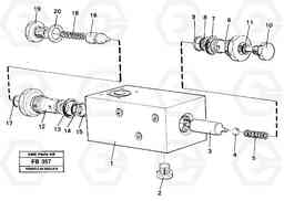 13609 Hydraulic lock, dozer blade. EW230B ?KERMAN ?KERMAN EW230B, Volvo Construction Equipment