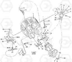 31231 Hydraulic system, pump installation EW230B ?KERMAN ?KERMAN EW230B, Volvo Construction Equipment