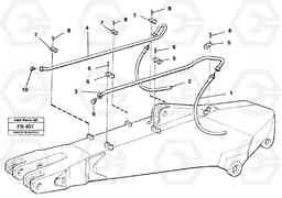 35093 Hammer hydraulics on dipper arm, 2.25 m/ 2.80 m/ 3.30 m. EW230B ?KERMAN ?KERMAN EW230B, Volvo Construction Equipment