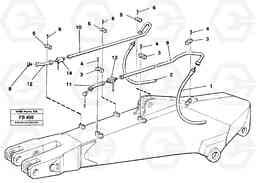 35094 Hammer hydraulics for dipper arm incl. shut-offcocks EW230B ?KERMAN ?KERMAN EW230B, Volvo Construction Equipment