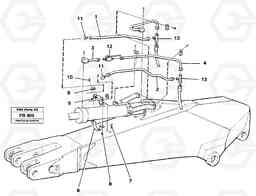 28589 Parallel connected grab hydraulics on dipper arm EW230B ?KERMAN ?KERMAN EW230B, Volvo Construction Equipment