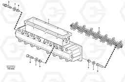 36134 Induction manifold with fitting parts EW230B ?KERMAN ?KERMAN EW230B, Volvo Construction Equipment