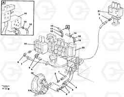 33805 Hydraulic system, feed line EC150 ?KERMAN ?KERMAN EC150 SER NO - 129, Volvo Construction Equipment