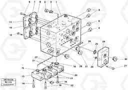 59410 Slew valve assembly block EC150 ?KERMAN ?KERMAN EC150 SER NO - 129, Volvo Construction Equipment