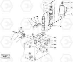 27084 Slew valve assembly valve EC150 ?KERMAN ?KERMAN EC150 SER NO - 129, Volvo Construction Equipment