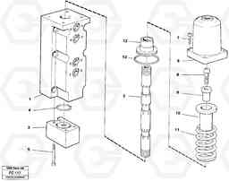 106837 Four-way valve, dipper arm EC150 ?KERMAN ?KERMAN EC150 SER NO - 129, Volvo Construction Equipment