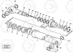 27512 Bucket cylinder EC150 ?KERMAN ?KERMAN EC150 SER NO - 129, Volvo Construction Equipment