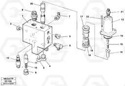 35761 Hose rupture valve, boom cylinder EC150 ?KERMAN ?KERMAN EC150 SER NO - 129, Volvo Construction Equipment