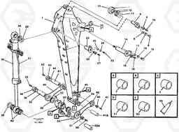 27096 Backhoe dipper arm incl. connections, 2.0m 2.4m EC150 ?KERMAN ?KERMAN EC150 SER NO - 129, Volvo Construction Equipment