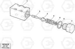 34754 Pressure limiting valve, four-way valve EC150 ?KERMAN ?KERMAN EC150 SER NO - 129, Volvo Construction Equipment