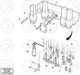 35773 Valve body EC150 ?KERMAN ?KERMAN EC150 SER NO - 129, Volvo Construction Equipment