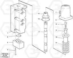 106810 Four-way valve, slope bucket/rotating hydraulic EC150 ?KERMAN ?KERMAN EC150 SER NO - 129, Volvo Construction Equipment