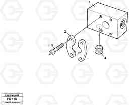 28498 Adapter, slopebucket/rot equipment EC150 ?KERMAN ?KERMAN EC150 SER NO - 129, Volvo Construction Equipment