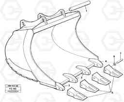 30882 Buckets for Quickfit withplate cutting edges EC150 ?KERMAN ?KERMAN EC150 SER NO - 129, Volvo Construction Equipment