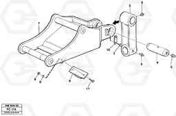 60677 Clamshell rest EC150 ?KERMAN ?KERMAN EC150 SER NO - 129, Volvo Construction Equipment