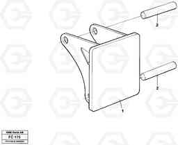 33643 Hammer plate EC150 ?KERMAN ?KERMAN EC150 SER NO - 129, Volvo Construction Equipment