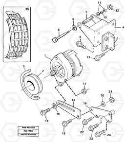 104709 Alternator, assembly EC150 ?KERMAN ?KERMAN EC150 SER NO - 129, Volvo Construction Equipment